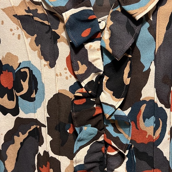 Vintage silk blouse - Picture 4 of 8